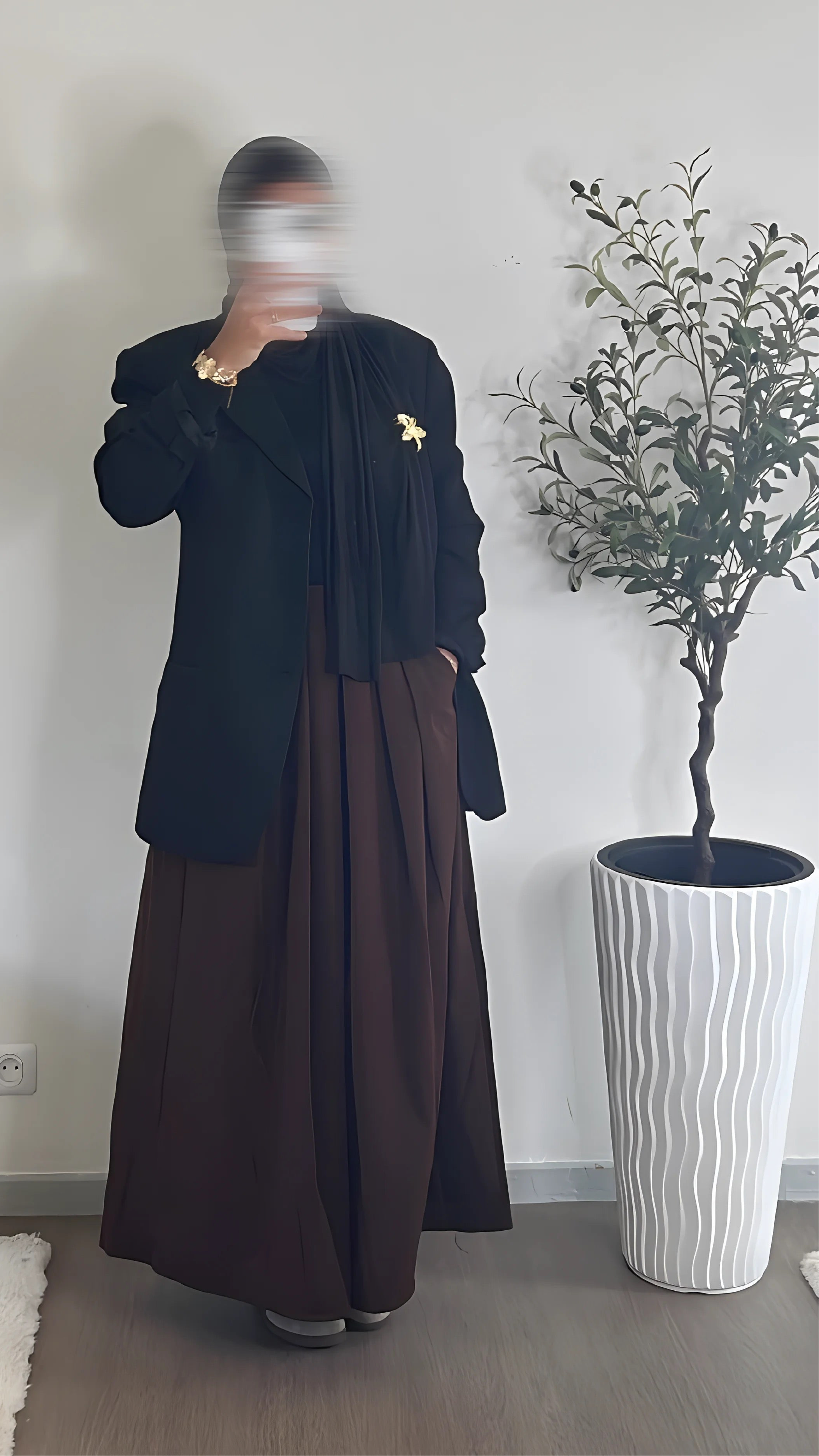 Jupe trapèze élégante